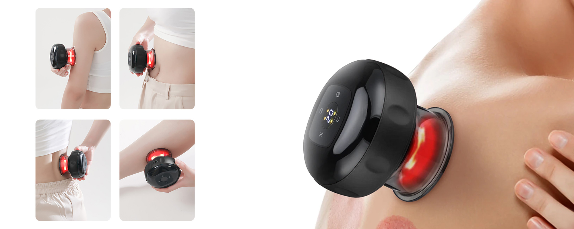 Bańka chińska elektroniczna Humanas BB01 - czarna